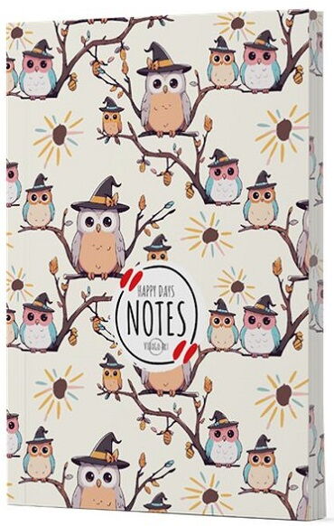 BAYKUŞ 7 ÇİZGİLİ DEFTER YAN BASKILI