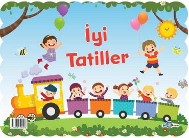 KARNE KILIFI ÇİZGİ KAHRAMANLAR TREN