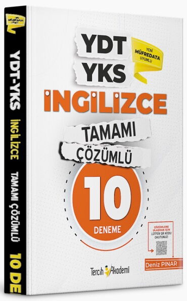 YDT YKS İNGİLİZCE ÇÖZÜMLÜ 10 DENEME