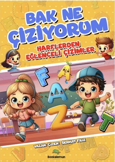 BAK NE ÇİZİYORUM HARFLERDEN EĞLENCELİ ÇİZİMLER