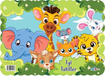 KARNE KILIFI ÇİZGİ KAHRAMANLAR HAYVANLAR ALEMİ