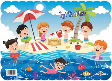 KARNE KILIFI ÇİZGİ KAHRAMANLAR DENİZ