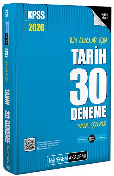 KPSS TÜM ADAYLAR İÇİN TARİH 30 DENEME ÇÖZÜMLÜ