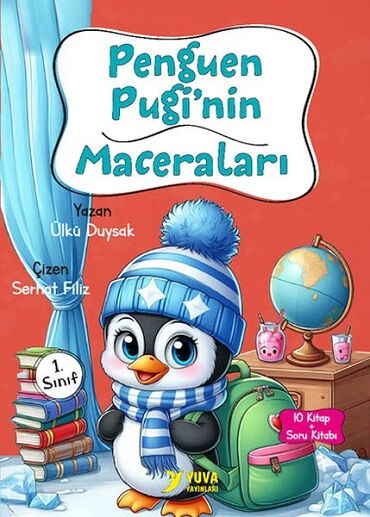 1.SINIF PENGUEN PUGİNİN MACERALARI 10 KİTAP
