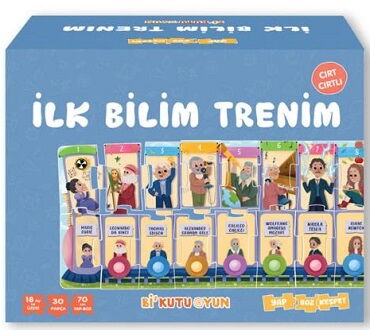 İLK BİLİM TRENİM CIRT CIRTLI YAPBOZ VE KİTAP SETİ