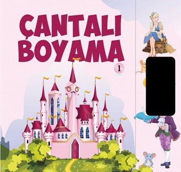 ÇANTALI BOYAMA 1 PEMBE