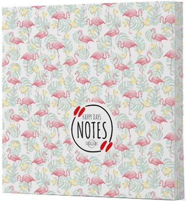 FLAMİNGO 3 ÇİZGİSİZ DEFTER YAN BASKILI