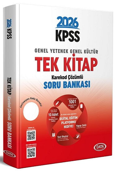 KPSS GENEL YETENEK GENEL KÜLTÜR TEK KİTAP SORU