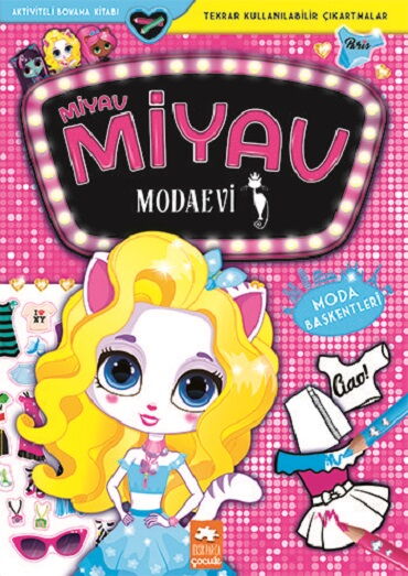 MİYAV MİYAV MODA EVİ MODA BAŞKENTLERİ BOYAMA KİTAB