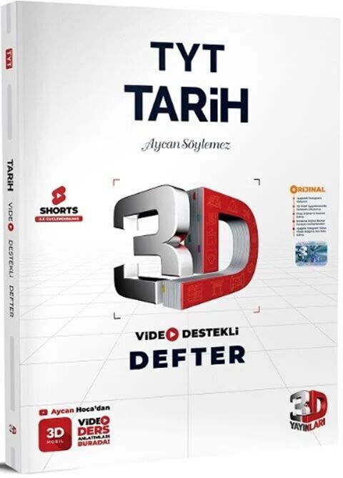 YKS TYT TARİH VİDEO DESTEKLİ DEFTER 