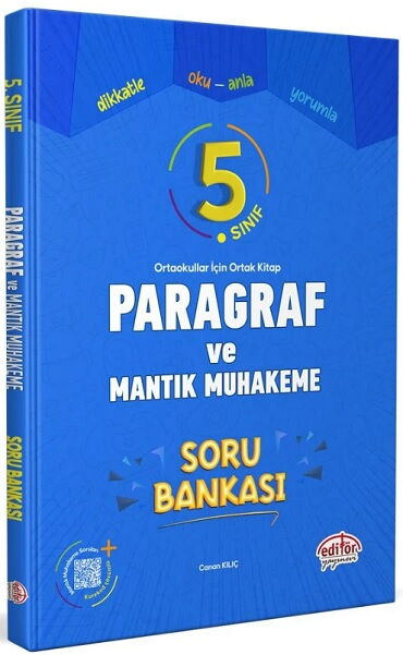 5.SINIF PARAGRAF VE MANTIK MUHAKEME SORU BANKASI