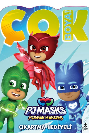 PJMASKS ÇOK BOYA ÇIKARTMALI DEV BOYAMA KİTABI