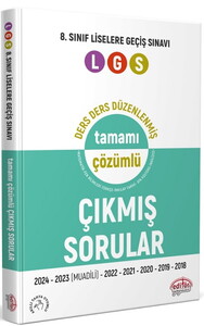 8.SINIF LGS ÇIKMIŞ SORULAR DERS DERS TAMAMI ÇÖZÜML #1