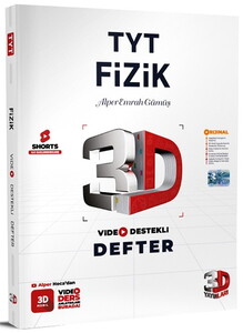 YKS TYT FİZİK VİDEO DESTEKLİ DEFTER #1